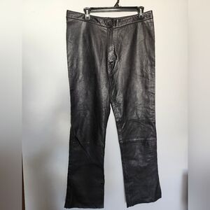 Vintage 90s Bovines Genuine Leather Pants
